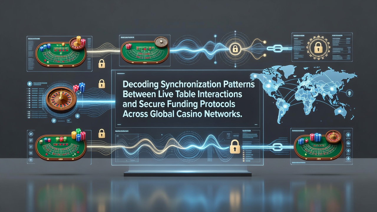 Analyse von Synchronisationsmustern zwischen Live-Tisch-Interaktionen und Finanzierungsprotokollen in Casino-Netzwerken