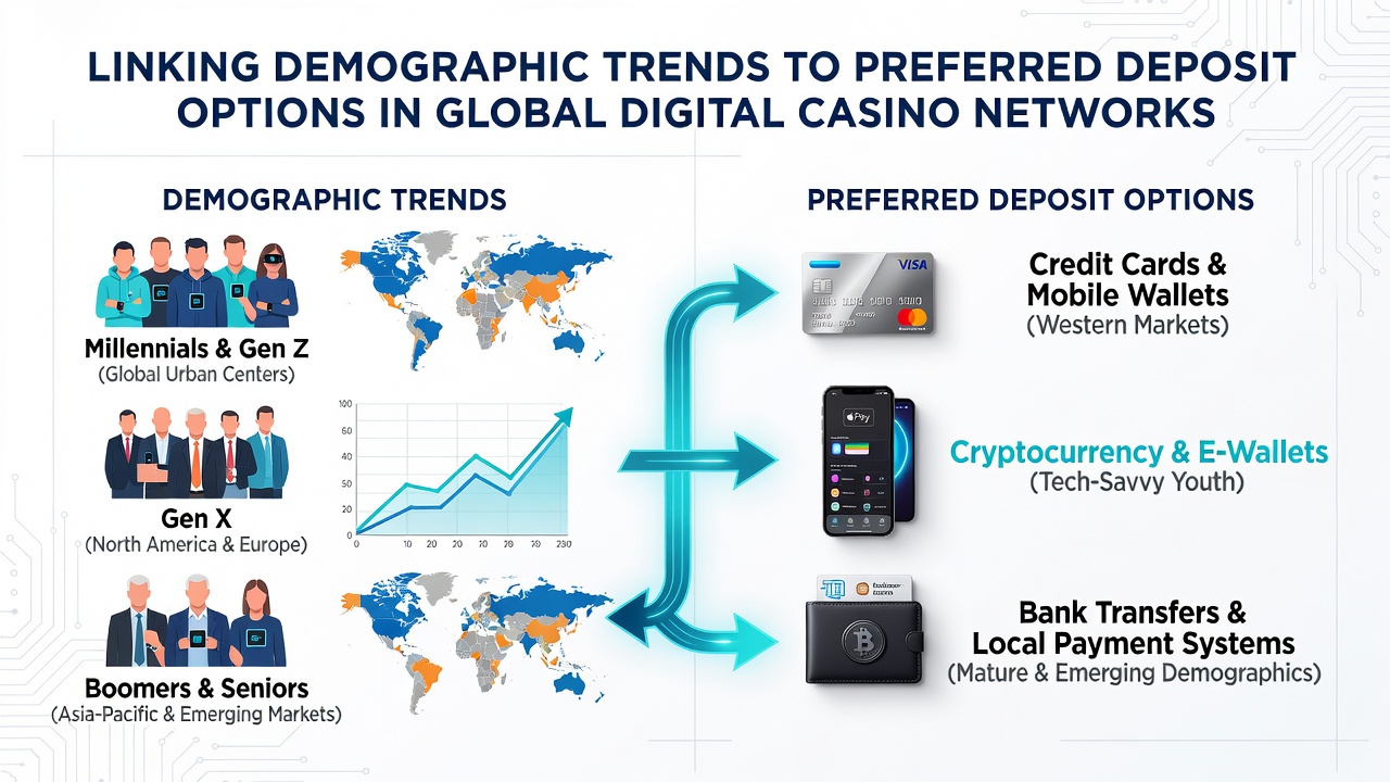 Demografische Trends und Einzahlungsoptionen in globalen Casino-Netzwerken