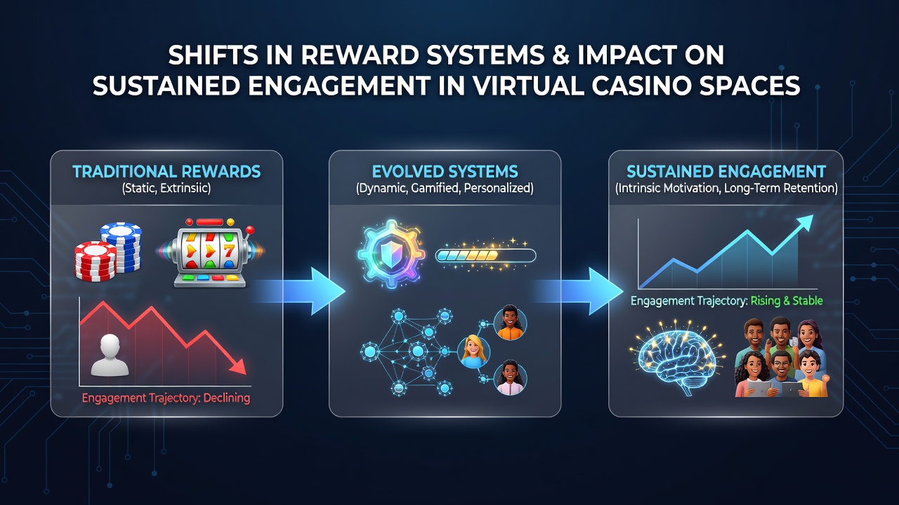Analyse-Diagramm zu Engagement-Trends und Belohnungsanpassungen in Online-Casino-Netzwerken